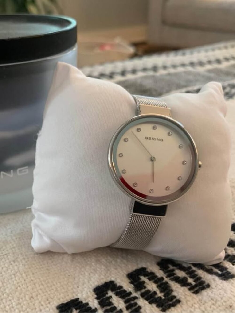 Silver women’s Bering watch - new in package